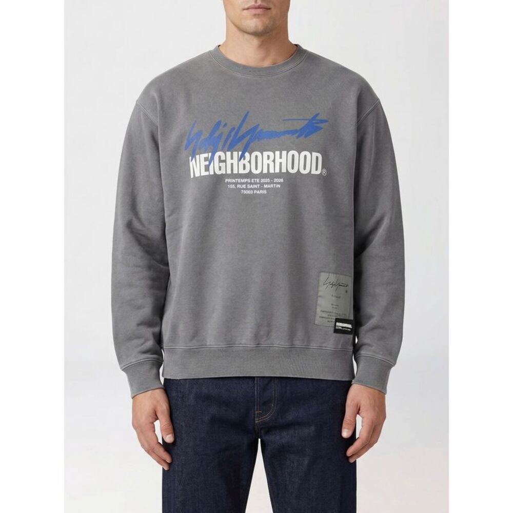 Yohji Yamamoto Men Neighborhood X Yohji Yamamoto Printed Cotton Sweatshirt